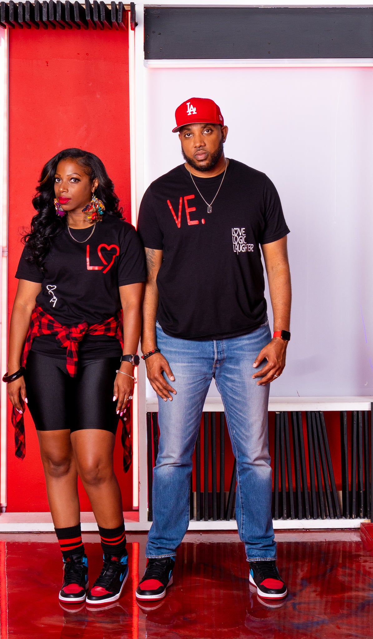 LoveLogicLaughter LOVE Couples Tee